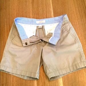 Tan J crew broken in chino